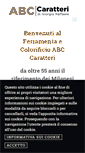 Mobile Screenshot of abccaratteri.com